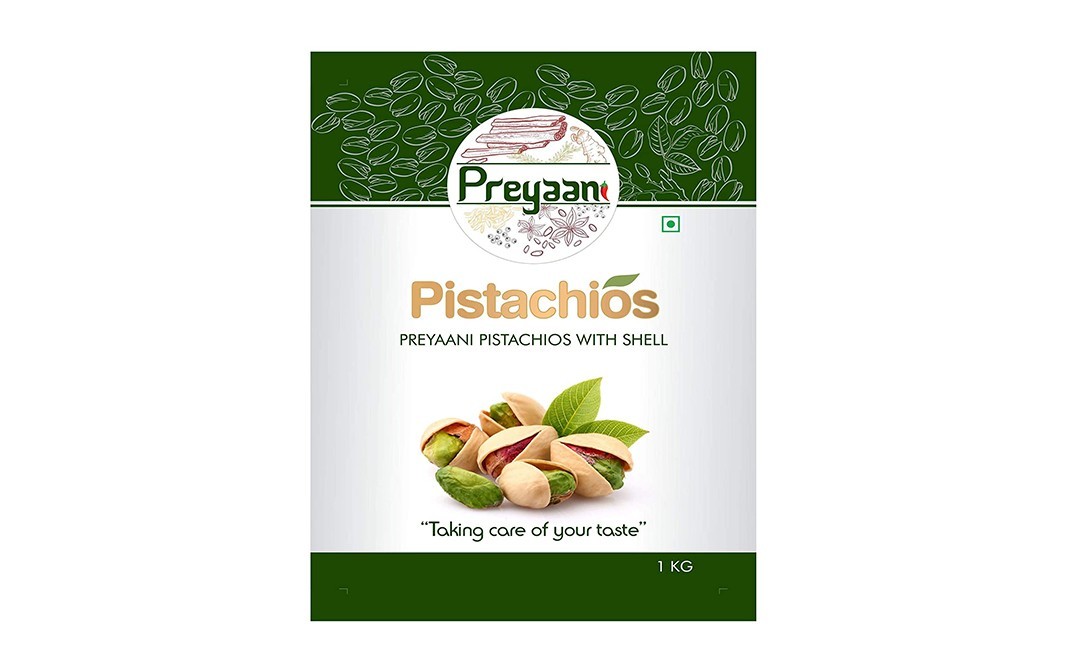 Preyaani Pistachios    Pack  1 kilogram